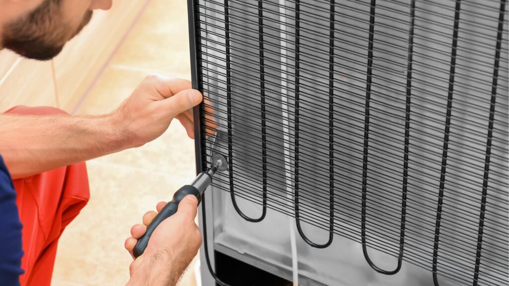 frosted fridge coil frosted fridge coil